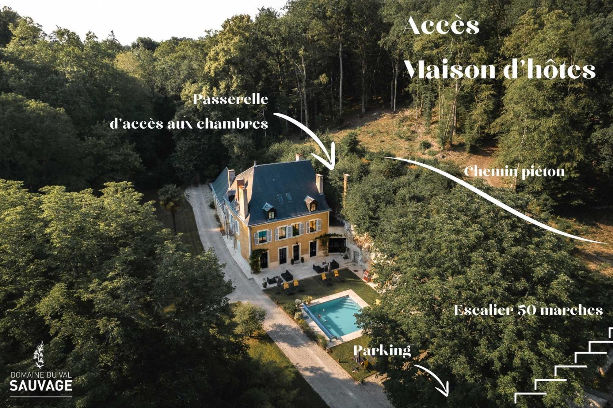 Domaine Du Val Sauvage Bed and Breakfast Langeais Buitenkant foto